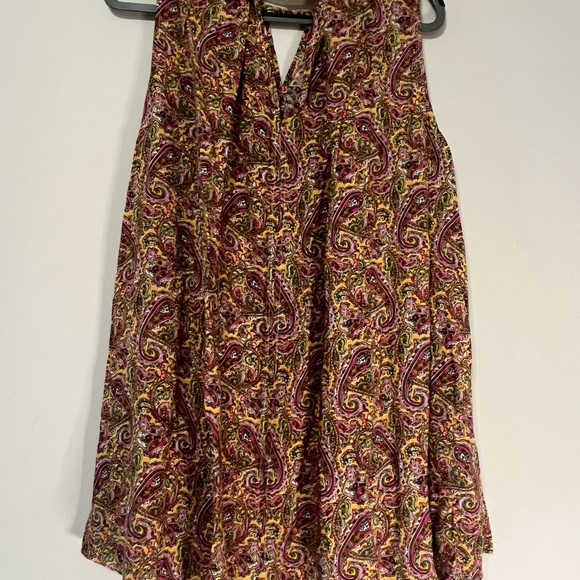 Umgee Womens Multicolor Paisley Sleeveless Short A-Line Dress Size XL (C) - Picture 4 of 4